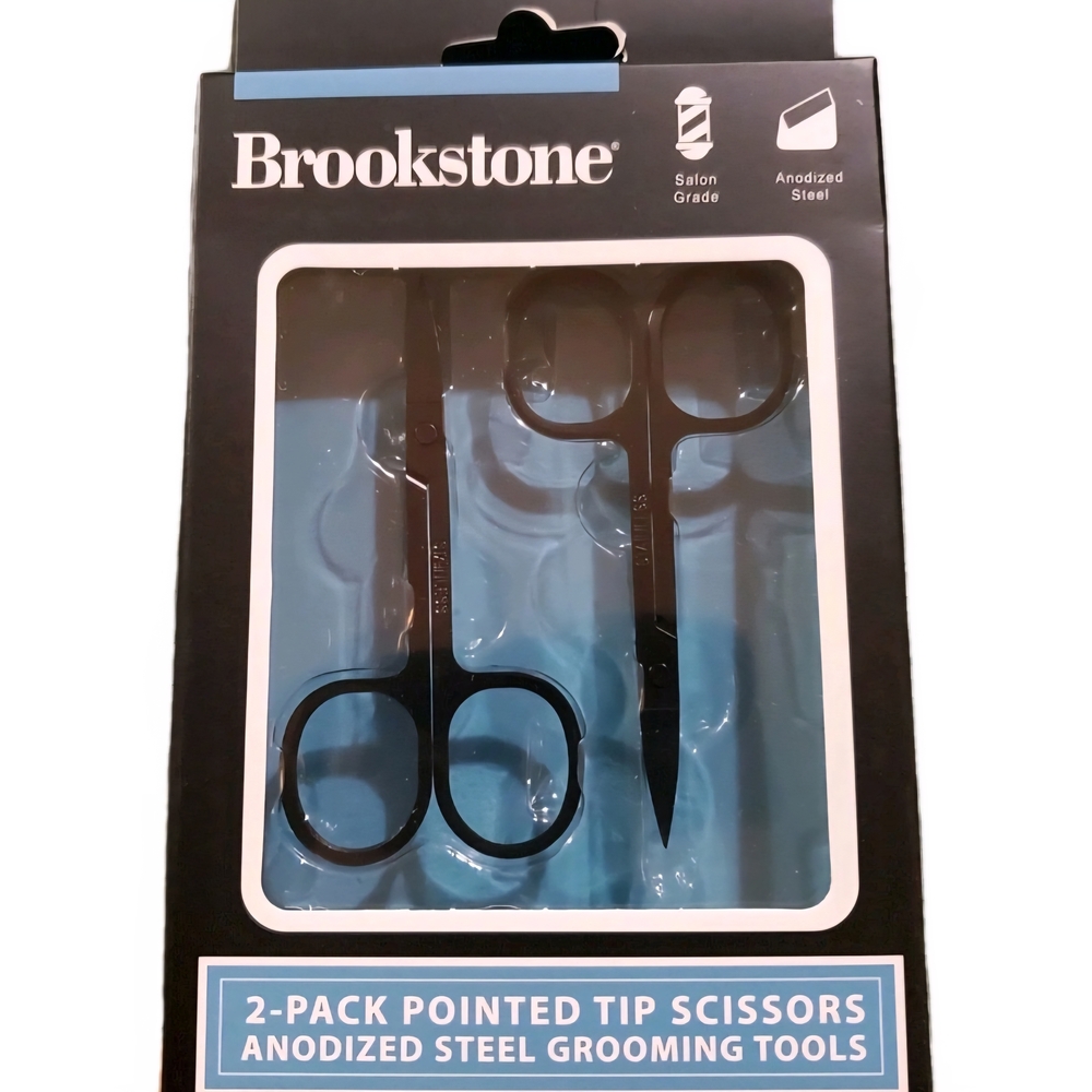 Brookstone Black Anodized Scissors Set